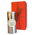 Tall Tea Tin w/30 Rare Organic Whole Leaf Satin Tea Bags in a Gift Box